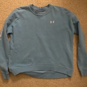 Blue under armour crew